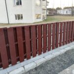 Pallasmíði Suðurlands að byggja grindverk í skógarhlíð fyrir Reykjavíkurborg