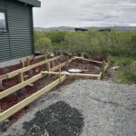 Pallasmíði Suðurlands smíðar pallagrind í Grímsnesi