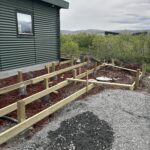 Pallagrind tilbúin til að steypa undirstöður
