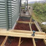 Makita borvél notuð í alla sólpalla sem Pallasmíði Suðurlands smíðar
